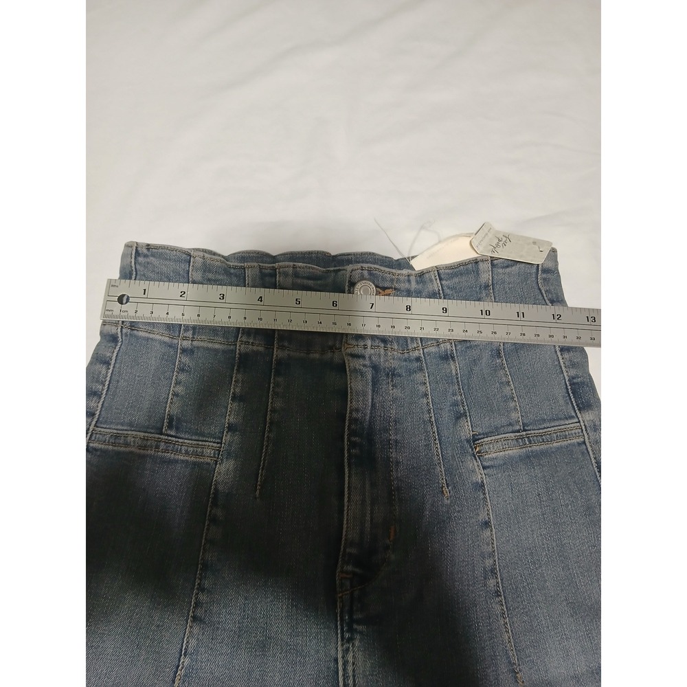 Free People We The Free Jayde High Rise Flare Leg Jeans Light Wash Blue 27 NEW‎ - Picture 10 of 13